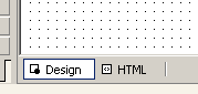 Detalle de cmo pasar de vista de diseo a vista HTML